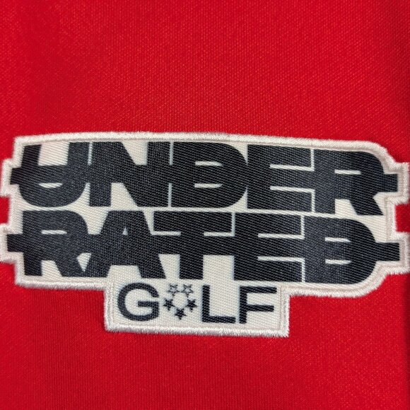 Under Armour Stephen Curry SC30 Underrated Golf Tour Red Golf Polo Size Small - Picture 5 of 8